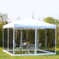 Le patio extérieur de 10x10ft sautent le gazebo d&#39;auvent de tente de partie W / maille blanc